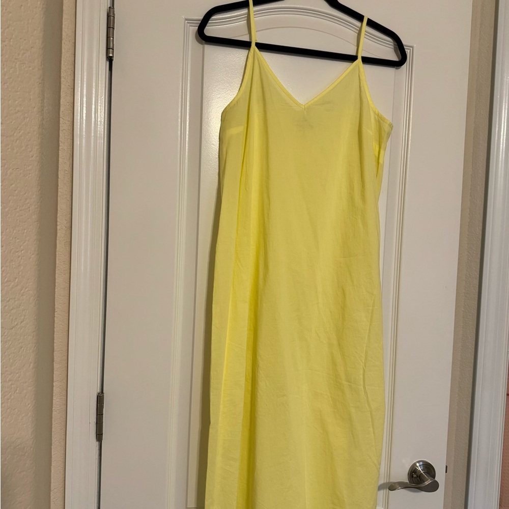 Sonoma Yellow Spaghetti Strap Sundress